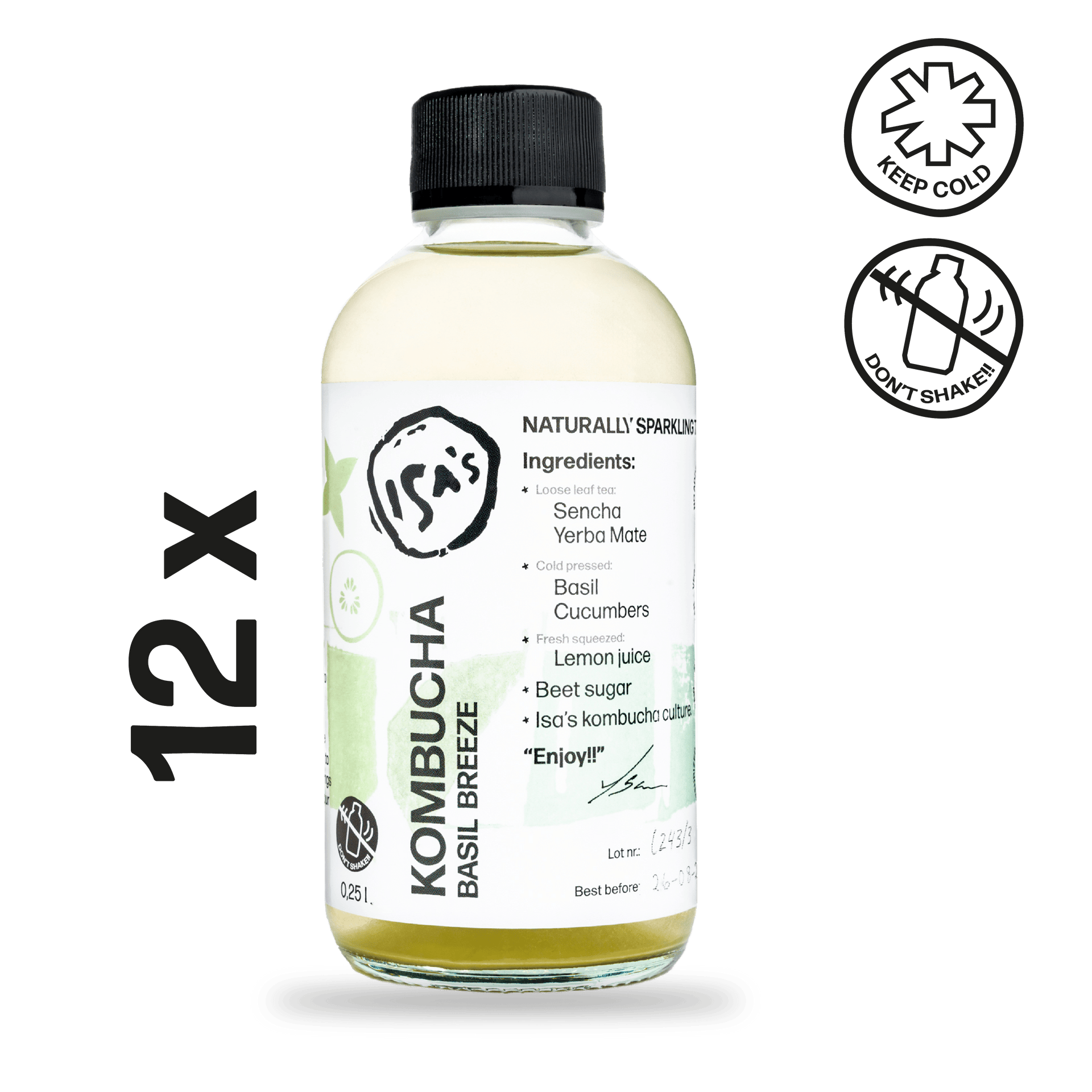 Basil Breeze – Isa's Kombucha